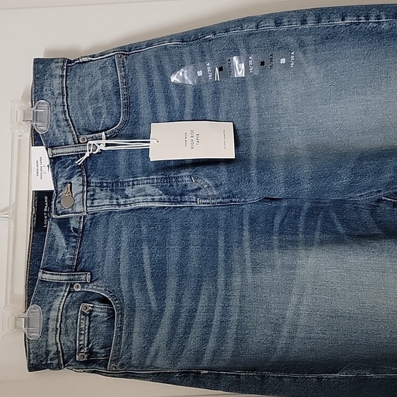 Lucky Brand Size 10/30 Ankle Drew Mom High Rise Taper Blue Jean NEW with Tag - Picture 12 of 14